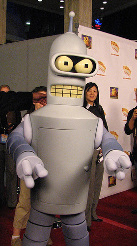 Illustration for article titled Futurama Release Party Brings Out Paparazzi